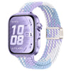 Correa de reloj trenzada de nailon con hebilla magnética delgada para Huawei Watch Fit 5 / Fit 5 Pro / Fit 4 (Violeta)