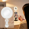 S-3 con espejo de maquillaje, clip para teléfono, selfie, vlogging, iluminación de belleza, anillo de luz LED de relleno