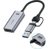 Adaptador de carga HAGIBIS UHC07P de 100 W (PD) y tarjeta de captura de vídeo HD USB 3.0