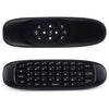 C120 2.4G Mini teclado Ratón remoto inalámbrico con 3 giroscopios y 3 sensores de gravedad para PC / HTPC / IPTV / Smart TV y Android TV Box, etc. (Negro)