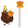 RZ96 Mini Suelo PH Humedad Humedad Medición del metro de pH Monitor de humedad Monitor Higrómetro Higrómetro de jardinería PROBSER DE HUMEDURA