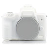 Richwell Silicone Armor Skin Case Body Cover Protector para cámara digital Canon EOS M50 Body (Blanco)