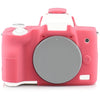 Richwell Silicone Armor Skin Case Body Cover Protector para cámara digital Canon EOS M50 Body (Rosa)