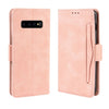 Estuche de cuero con diseño de becerro Skin Feel estilo cartera para Galaxy S10 +, con ranura para tarjeta separada