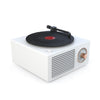 B10 Atomic Bluetooth Speakers Reproductor de vinilo retro Escritorio Inalámbrico Creativo Multifunción Mini altavoces estéreo (Blanco elegante)