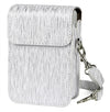 Richwell Estuche para cámara cepillado Estuche de cuero PU para cámara instantánea Fujifilm Instax Mini Liplay (blanco)