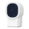 Hogar Calentador Dormitorio Pequeño Ventilador silencioso de aire caliente (Blanco)