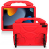 Para iPad 10.2 Carcasa protectora plana anti-caída de EVA con soporte para el pulgar (rojo)