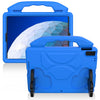 Para iPad Air3 Carcasa protectora plana anti-caída de EVA de 10,5 pulgadas con soporte para el pulgar (azul)