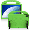Para iPad Air3 Carcasa protectora plana anti-caída de EVA de 10,5 pulgadas con soporte para el pulgar (verde)