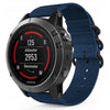 Para Garmin Fenix 5 22 mm de banda de reloj de nylon de tres anillos (Mazarine)