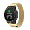 Para la banda de reloj de metal de acero inoxidable de metal de Garmin Fenix 5 Milán, tamaño: 20 mm (dorado)