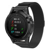 Para la banda de reloj de metal de acero inoxidable de acero inoxidable de metal de Garmin Fenix 5X, Tamaño: 26 mm (negro)
