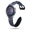 Banda de reloj de cuero de 22 mm para Huawei Watch GT2E / GT2 46 mm (negro)