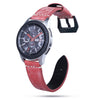 Banda de reloj de cuero de 22 mm para Huawei Watch GT2E / GT2 46 mm (rojo)