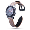 Banda de reloj de cuero de 22 mm para Huawei Watch GT2E / GT2 46 mm (marrón claro)