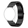 22 mm para Huawei Watch GT2E GT2 46 mm Una banda de reloj de acero inoxidable de hebilla plana (negro)