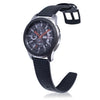 22 mm para Huawei Watch GT2E GT2 Band de cuero de fibra de carbono de 46 mm (negro)