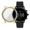 Adecuado para Carlyle FOSSIL Gen 5 Carlyle Carcasa protectora de TPU galvanizado todo incluido (dorado)
