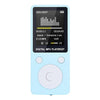 Reproductor de música con sonido sin pérdidas MP4 portátil Grabador de FM Reproductor Walkman Mini soporte Música, Radio, Grabación, MP3, Tarjeta TF, Sin memoria (Azul)