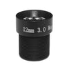 Weesee 3MP 12mm M12 26,2 grados de ángulo de visión horizontal, F2.0 lente de CCTV de placa IR fija Lris para cámara de seguridad HD
