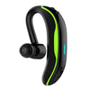 Auricular Bluetooth inalámbrico con gancho para la oreja y manos libres para automóvil con micrófono (negro, verde)