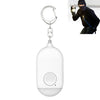 130dB IP44 Linterna de alarma anti-lobo recargable impermeable alarma personal inteligente, embalaje en inglés (blanco)