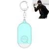 130dB IP44 Linterna de alarma anti-lobo recargable impermeable alarma personal inteligente, embalaje en inglés (azul)