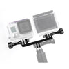 Soporte doble con adaptador de montaje de tornillo para GoPro Hero11 Black/HERO10 Black/9 Black/8 Black/7/6/5/5 Session/4 Session/4/3+/3/2/1, DJI Osmo Action y otras cámaras de acción