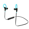 AiWei BT-01 Auricular inalámbrico Bluetooth con gancho para micrófono Auricular deportivo (azul)