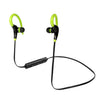 AiWei BT-01 Auricular inalámbrico Bluetooth con gancho para micrófono Auricular deportivo (verde)