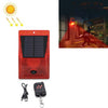 129dB Luz de alarma solar Inducción del cuerpo humano Alarma de control remoto Granja antirrobo Objeto de accionamiento Sonido y luz Luz de alarma, Estilo: N911C Inglés