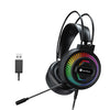 Pantsan PSH-400 USB CABEZA CABEZA LUMINOUSH RGB Auriculares con cable, Especificación: 7.1 USB