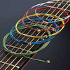 Cuerdas de guitarra E-A multicolor 6 en 1