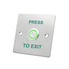 Panel de acero inoxidable metálico S88622L con interruptor de control de acceso impermeable
