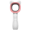 Ventilador de mano de dibujos animados sin hojas USB Mini ventilador portátil de escritorio de carga (blanco)