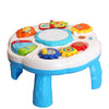 Iluminación multifunción Tambores de mano Juguetes musicales eléctricos para niños (blanco)