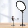 Soporte de luz de relleno de belleza de escritorio para fotografía de transmisión en vivo de 14,2 pulgadas y 36 cm, estilo: versión grande + soporte (negro)