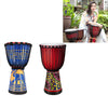Tambor africano grabado para niños, jardín de infantes, instrumentos de percusión, pandereta de piel de oveja, entrega aleatoria, tamaño: estándar de 10 pulgadas