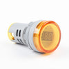 AD16-22DSV Mini pantalla digital 60-500V Voltímetro de CA con indicador general, orificio abierto: 22 mm (amarillo)