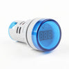 AD16-22DSV Mini pantalla digital 60-500V Indicador general Voltímetro de CA, orificio abierto: 22 mm (azul)