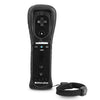 2 en 1 asa derecha con acelerador incorporado para Nintendo Wii / Wiiu Host (Negro)