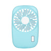 Mini ventilador recargable USB de mano portátil (azul)