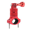 ALUMINUM ALUMINUM ALEAY Bicicleta de montaje de bicicleta Clip para la cámara de acción para la cámara de acción (rojo)