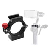 Monte de micrófono de anillo adaptador de zapatos para zhiyun liso 4 mango estabilizador gimbal cabalgó