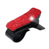 Diamond Car Phone Holder 360 grados giratorios Creative Car Dashboard Mobile Holders (rojo)