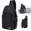 CADEN D15 Mensajero Multifunción de un hombro Multifunción Abra la fotografía de la mochila Mochila de la cámara SLR de ocio al aire libre