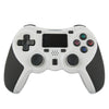Controlador de juego inalámbrico de goma Manija Bluetooth para el host PS4 (blanco)
