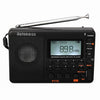 Retekess V-115 Radio de banda completa FM AM Reproductor MP3 portátil (negro)