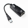 2 PCS USB3.0 Tarjeta de red Gigabit Laptop con cable externo USB a interfaz de cable de red RJ45